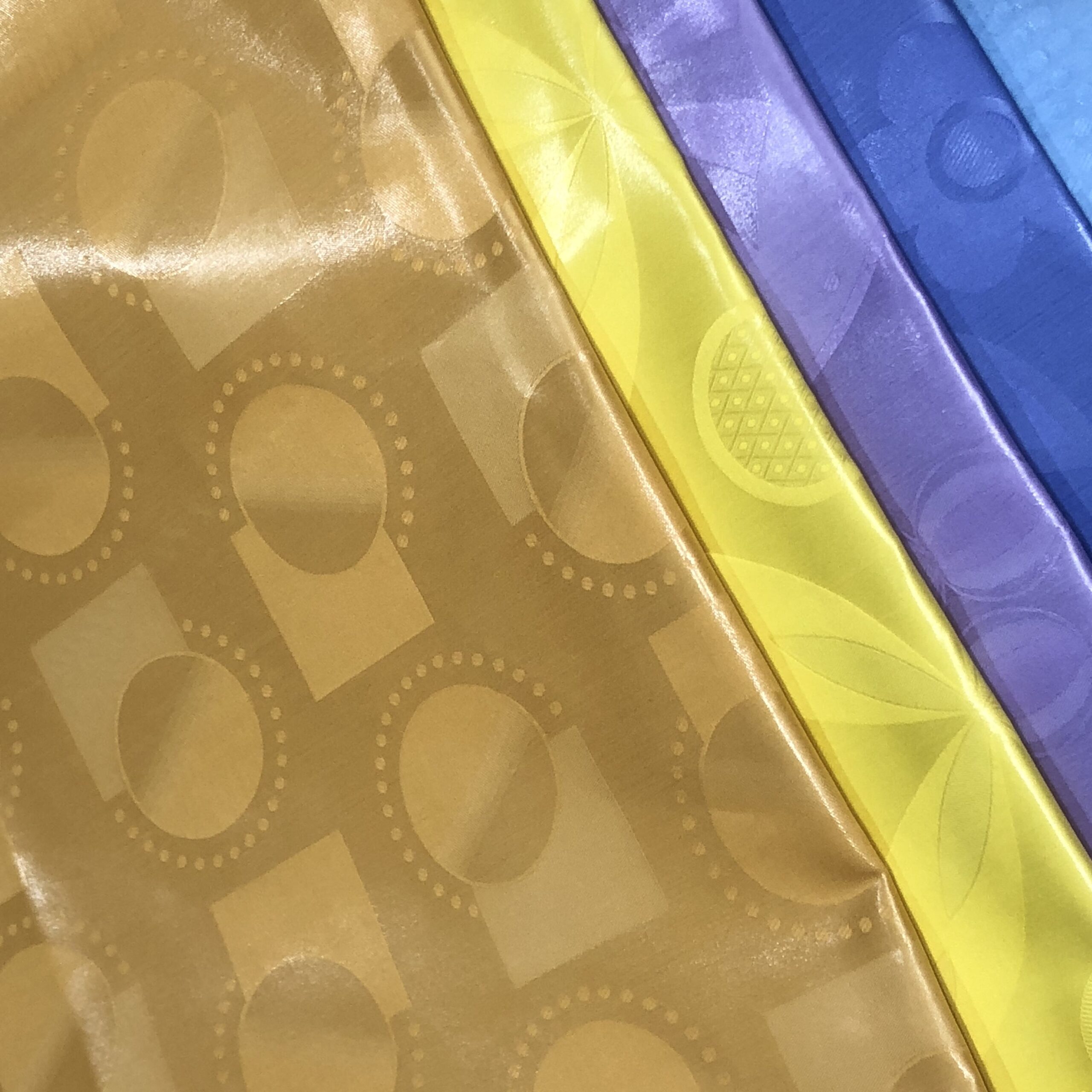 Polyester Jacquard Shadda Bazin Brocade Fabric