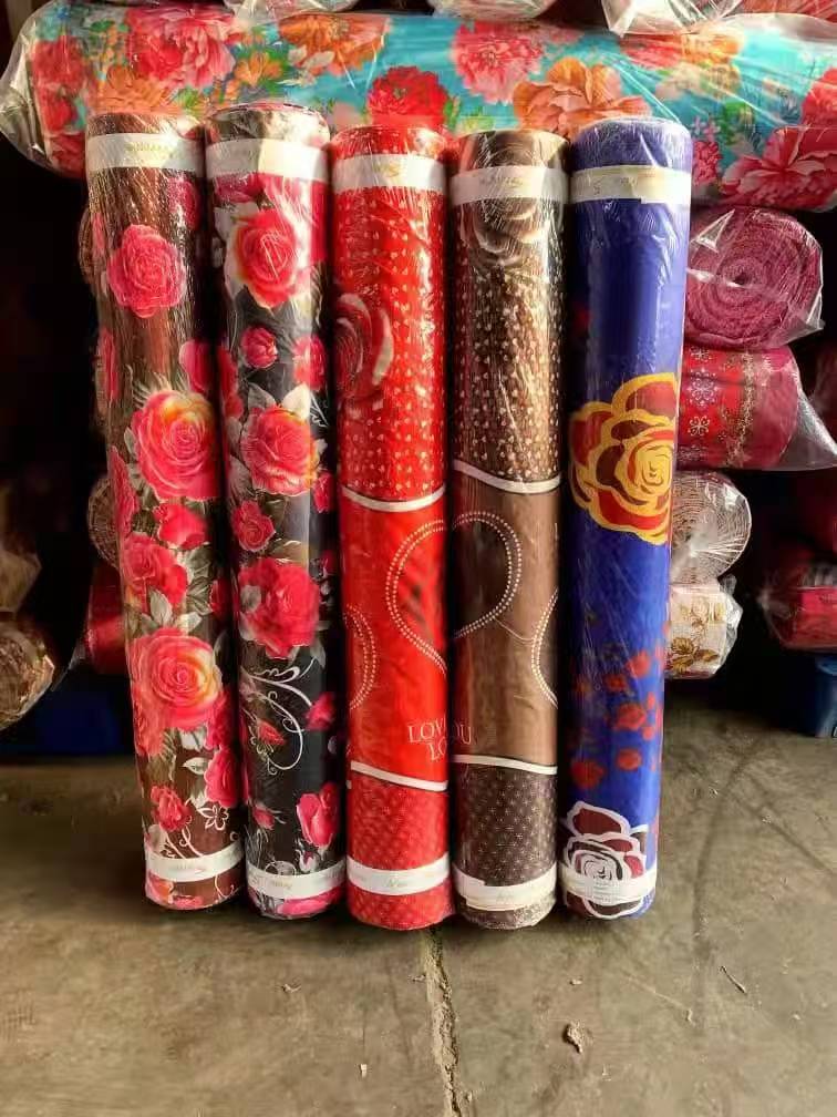 Pigment Printed Microfiber Brushed Polyester Bedsheet fabric