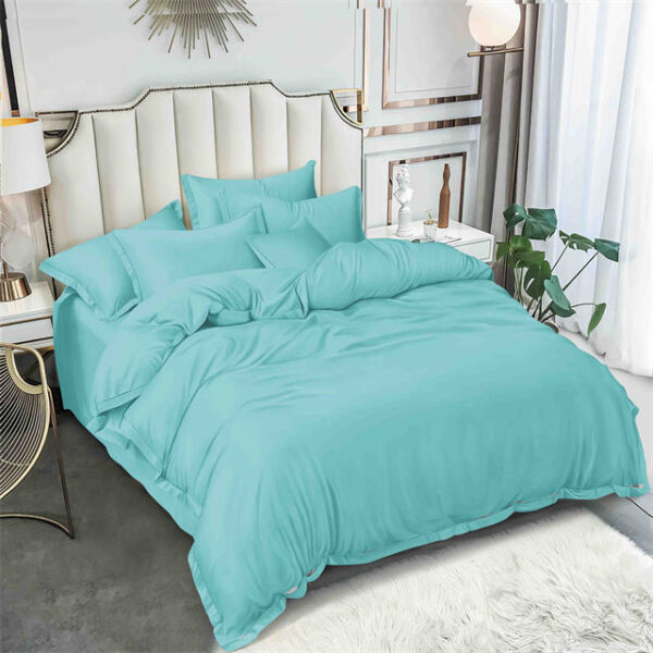 Solid Dyed Microfiber Brushed Polyester Bedsheet fabric
