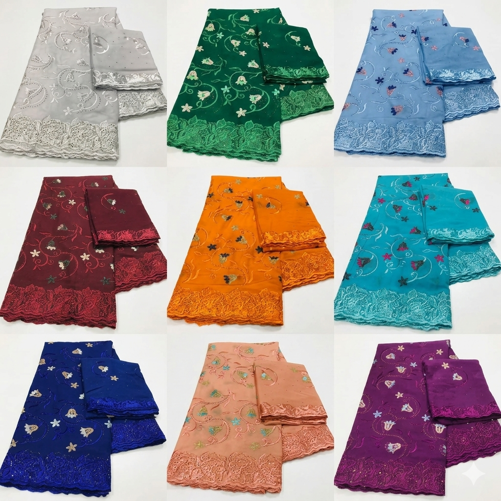 African High End Lace Fabric Embrodiered--SKL001 (2)