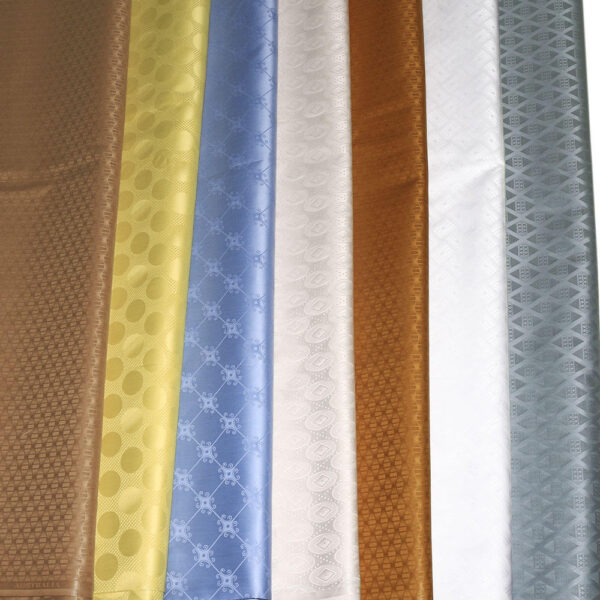 Cotton Jacquard Shadda Bazin Brocade Fabric