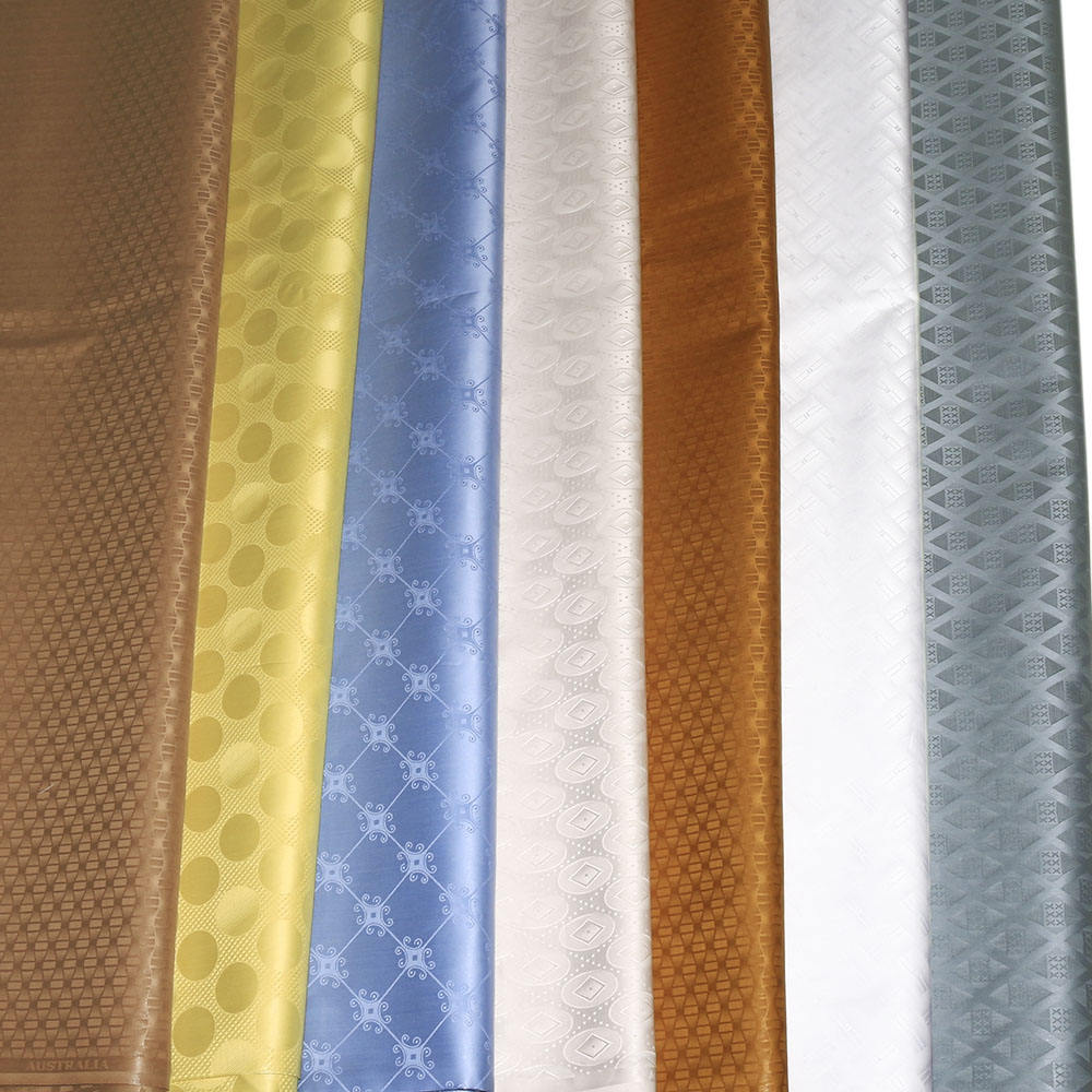 Cotton Jacquard Shadda Bazin Brocade Fabric